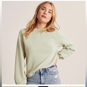 Abercrombie mini mockneck sweatshirt pullover
